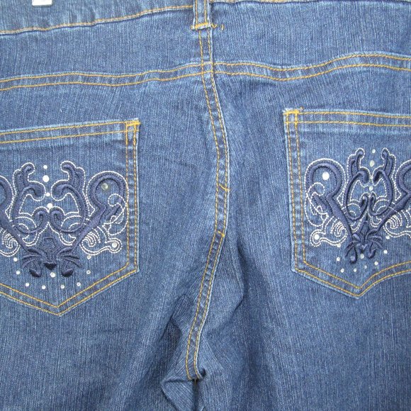 Brand New Hip Jeans Size 18 Womans Blue Jeans NWT - Picture 3 of 7